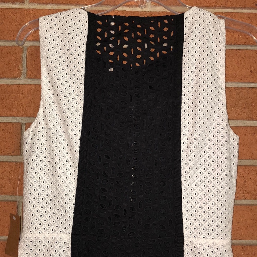 🖤RACHEL RACHEL ROY🖤COLOR BLOCKED EYELET DRESS🖤 - Picture 5 of 7